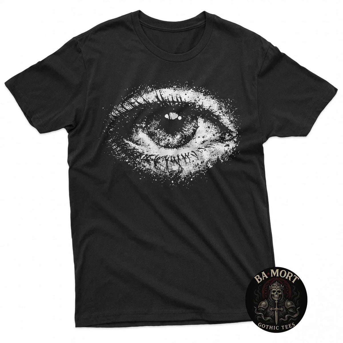 Cyber Goth y2k Occult Eye Aesthetic Dark Art Vintage 2000s T-Shirt