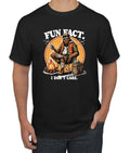 Fun Fact I Don't Care Funny Sasquatch Men's T-Shirt