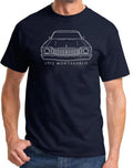 1972 Chevy Monte Carlo Classic Front End Design Tshirt NEW Colors