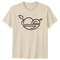 Modern Minimalist Fruit Art T-Shirt Abstract Fruit Birthday Gift For Him And Her