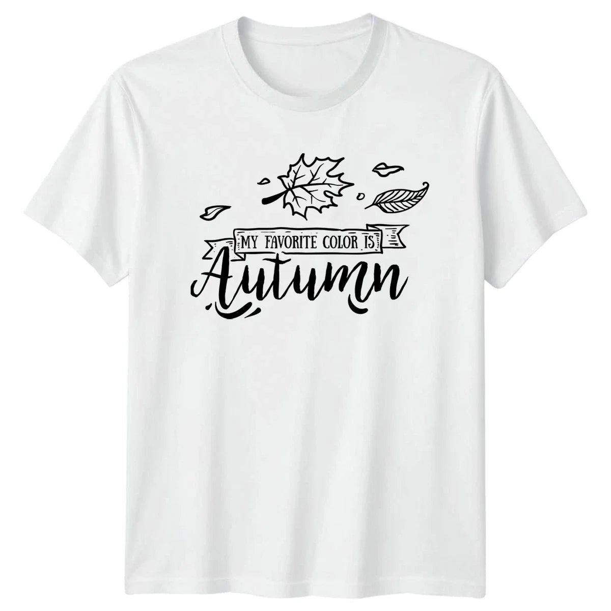 My Favorite Color Is Autumn T-Shirt Fall Leaves Nature