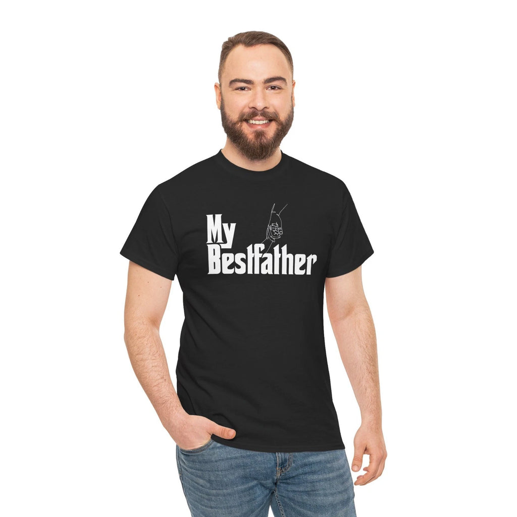 Best Father Ever T-Shirt Father Gift Hand Holding Graphic Tee Unisex