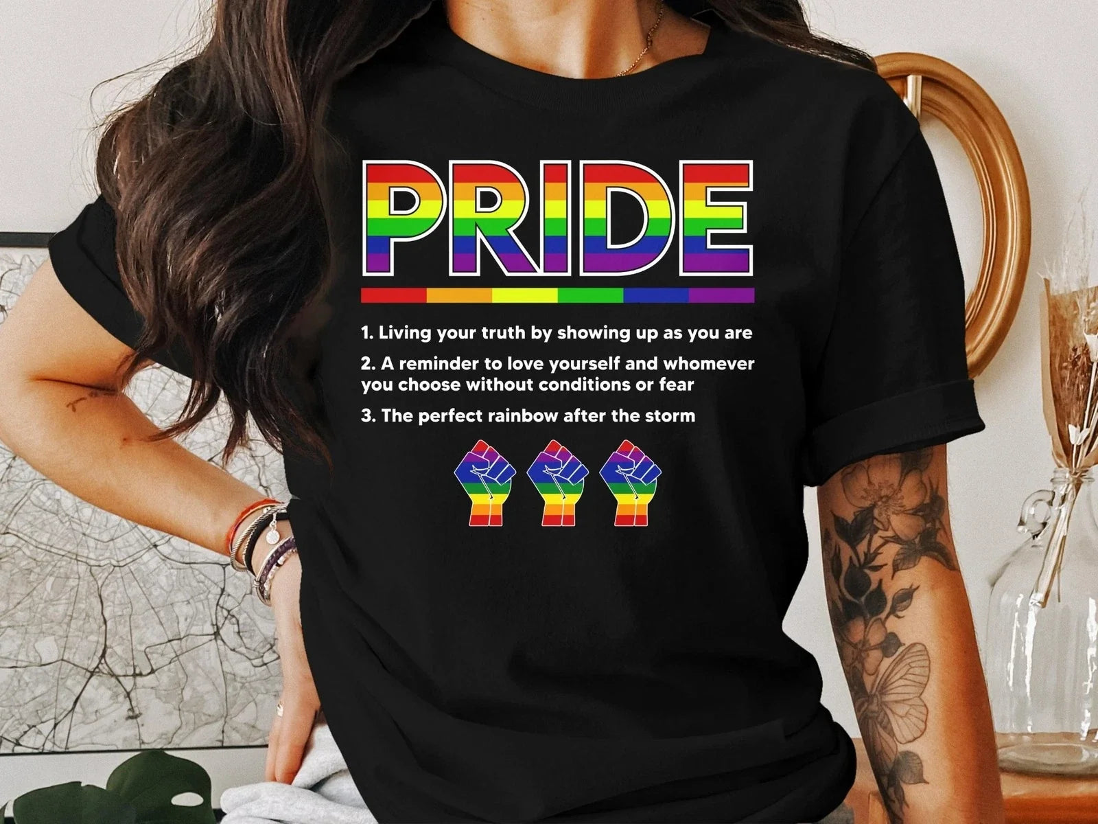 Pride T-Shirt – LGBTQ+ Rainbow Graphic Tee for Pride Month & Everyday Equality
