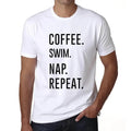 ULTRABASIC men's t-shirt coffee swimming nap rehearsal coffee swim nap