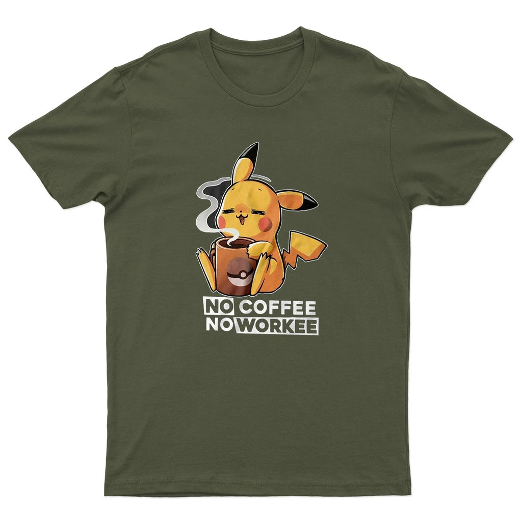 No Coffee No Workee Tshirt Unisex & Funny  Mens T-Shirt #DG