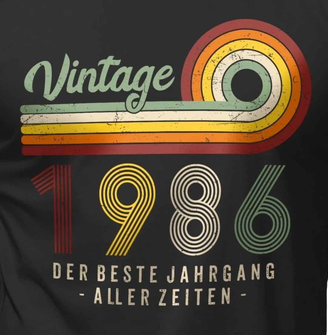 40th Birthday Men's T-Shirt Vintage 1986 Funny Quotes Shirts Gift For Men