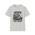 Nope Not Today raccoon T-Shirt | Lazy Racoon Funny graphic tee