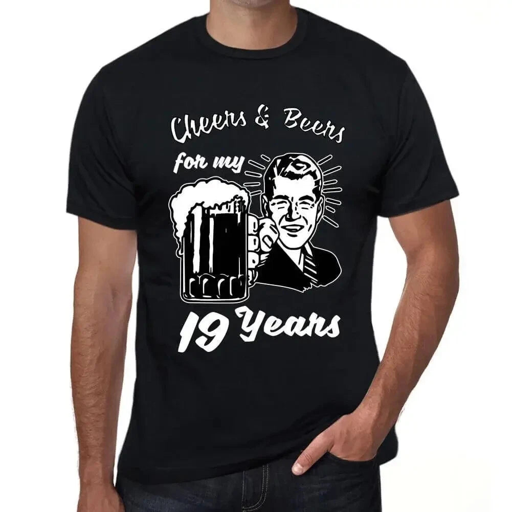 ULTRABASIC men's health and beer t-shirt for my 19 years Cheers And Beers For