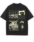 Brutalism Love Abstract Art Graphic Aesthetic Vintage Style T-shirt