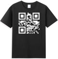Fuc k Off QR Code Funny QR Scan Code Quote Sarcastic Meme Rude Men's T-shirt