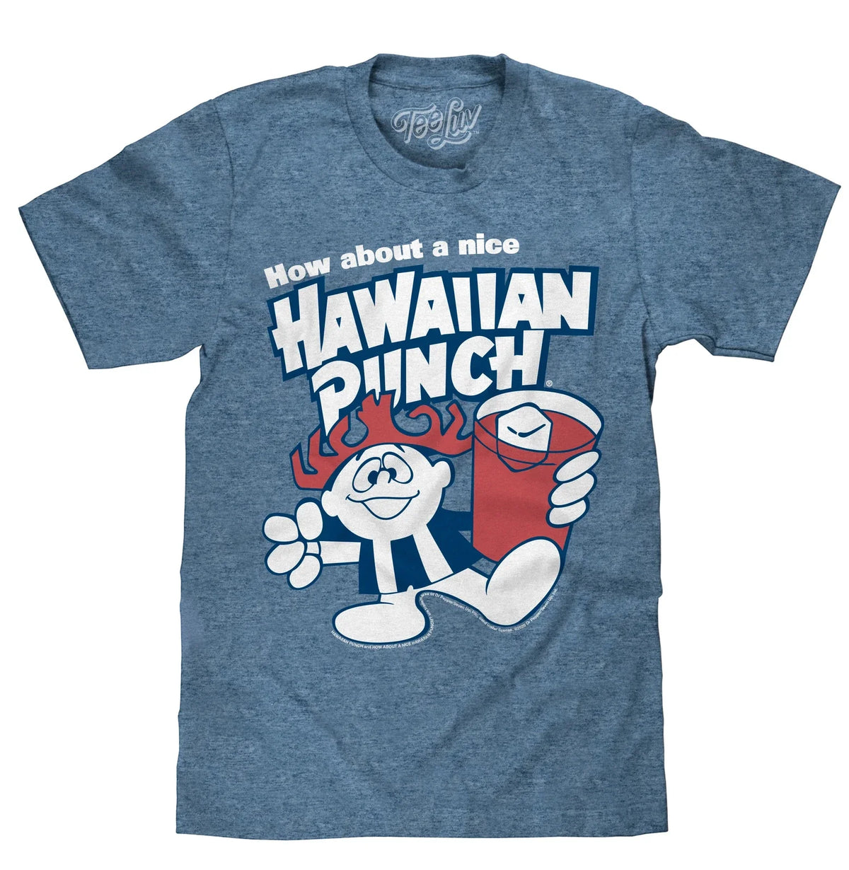 How About a Nice Hawaiian Punch Retro Punchy Mens T Shirt Cabo Blue