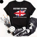 Restore Britain T Shirt Rupert Lowe Politics Patriot British Anti Labour Shirt