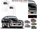 DigiRods Chevy Nova 1970's Vintage Classic Muscle Cartoon Car T Shirt