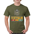 Vietnam War Proud Veteran T-shirt American Army Vet DD 214 Patriot Men's Tee