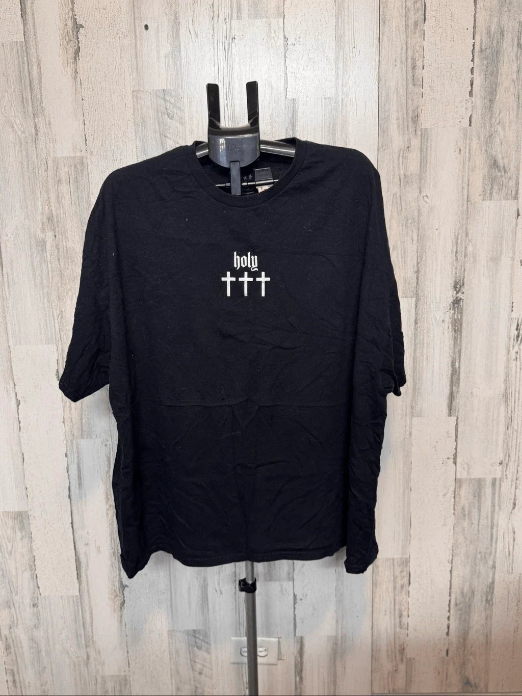 VLLA Holy Skull Psalm 23:4 Graphic Tee | Oversized Christian Streetwear T-Shirt