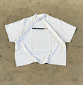 Vintage 90s Vail Ski T Shirt White Stained Distressed No Tag Boxy Baggy Mens XL