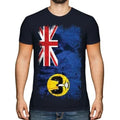 South Australia Men's Grunge Flag T-Shirt Shirt Jersey Gift