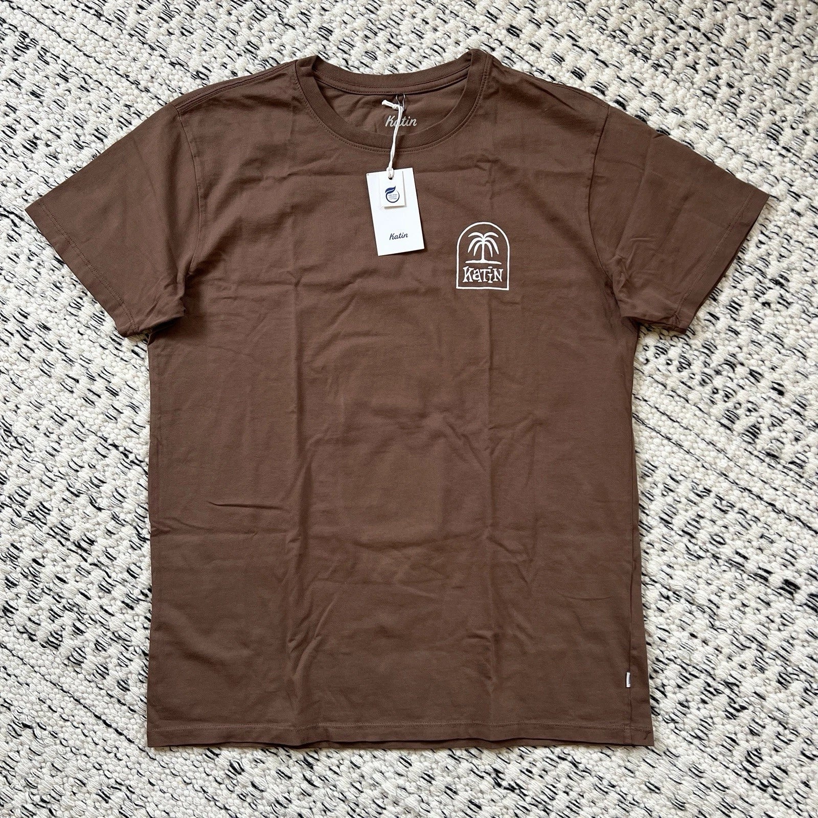 Huckberry Katin 100% Organic Cotton Double Sided Men's M T-shirt NWT Surf Beach