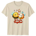 We Bee-Long Together T-Shirt Cute Couple Bees Animal Pun Tee