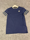Siksilk Shirt Mens Medium Tee Tournament Blue T Shirt Navy Sik Silk A8