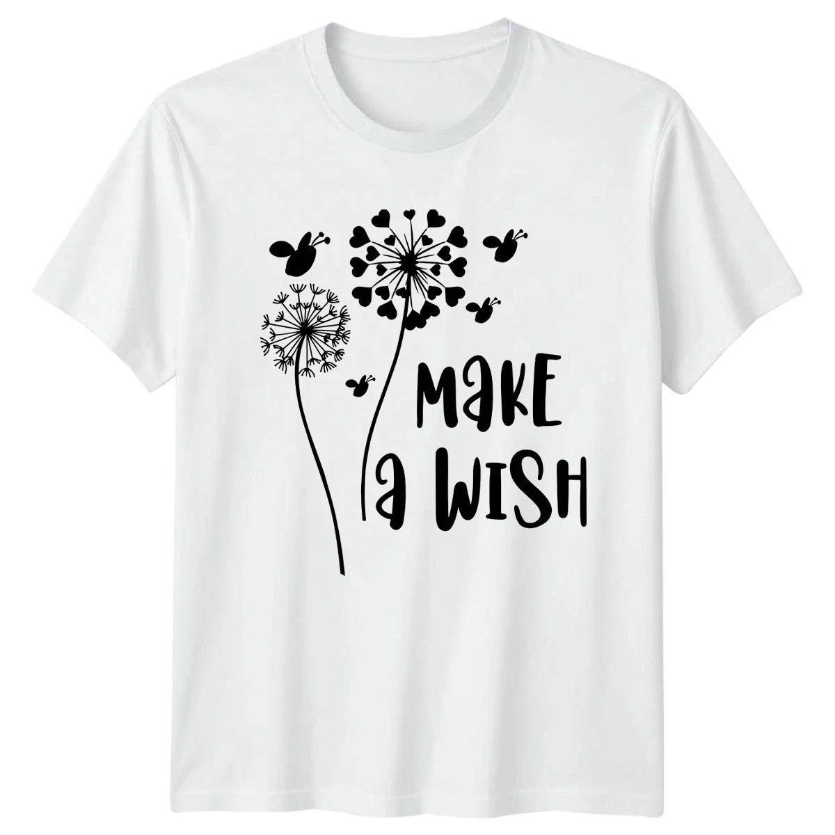 Make A Wish T-Shirt Nature Motivation Inspirational Birthday Gift For Him Her