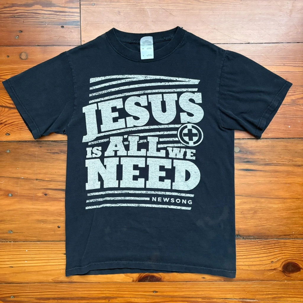 Vintage Band T-Shirt Christian Rock Band New Song Size S Y2K Jesus MySpace Era