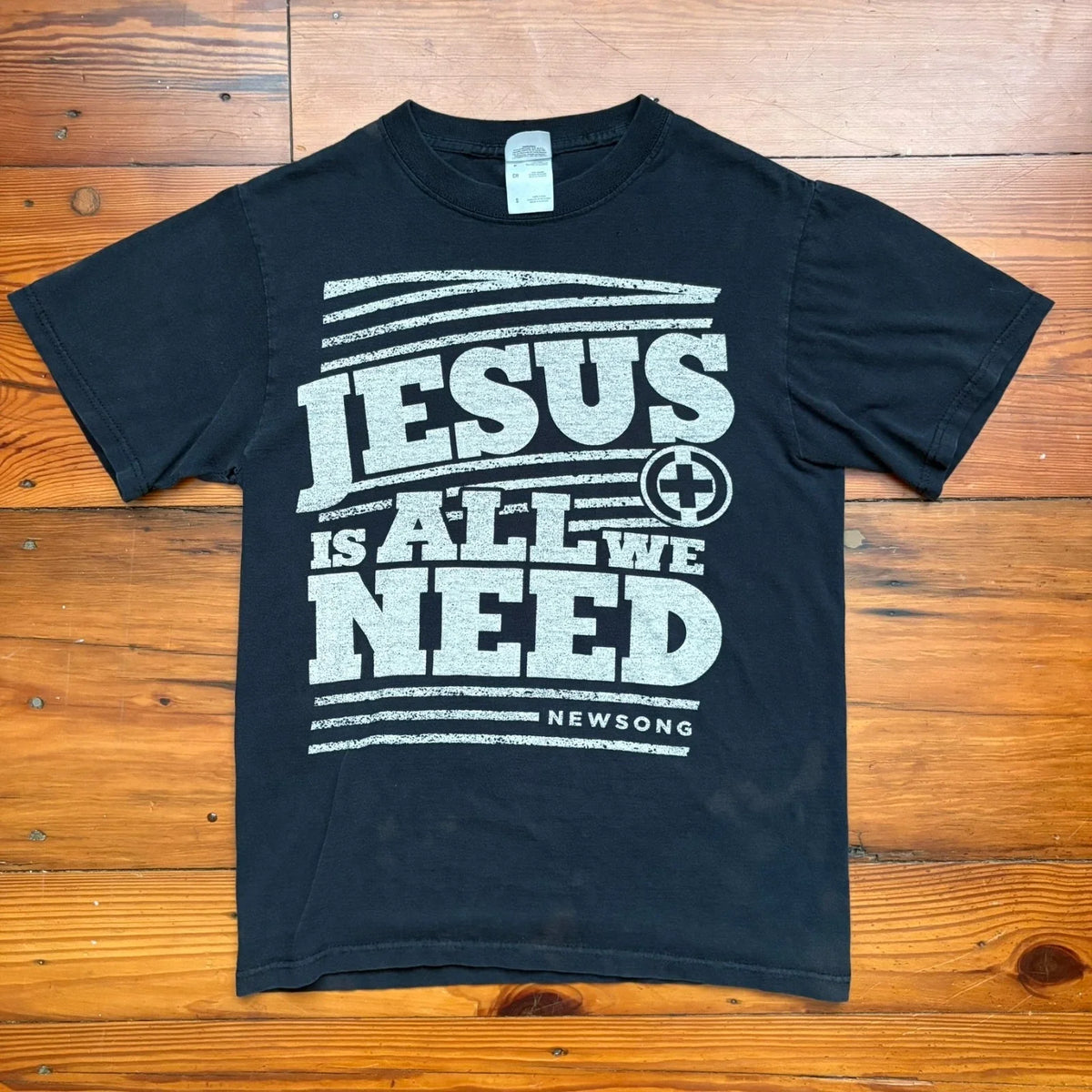 Vintage Band T-Shirt Christian Rock Band New Song Size S Y2K Jesus MySpace Era