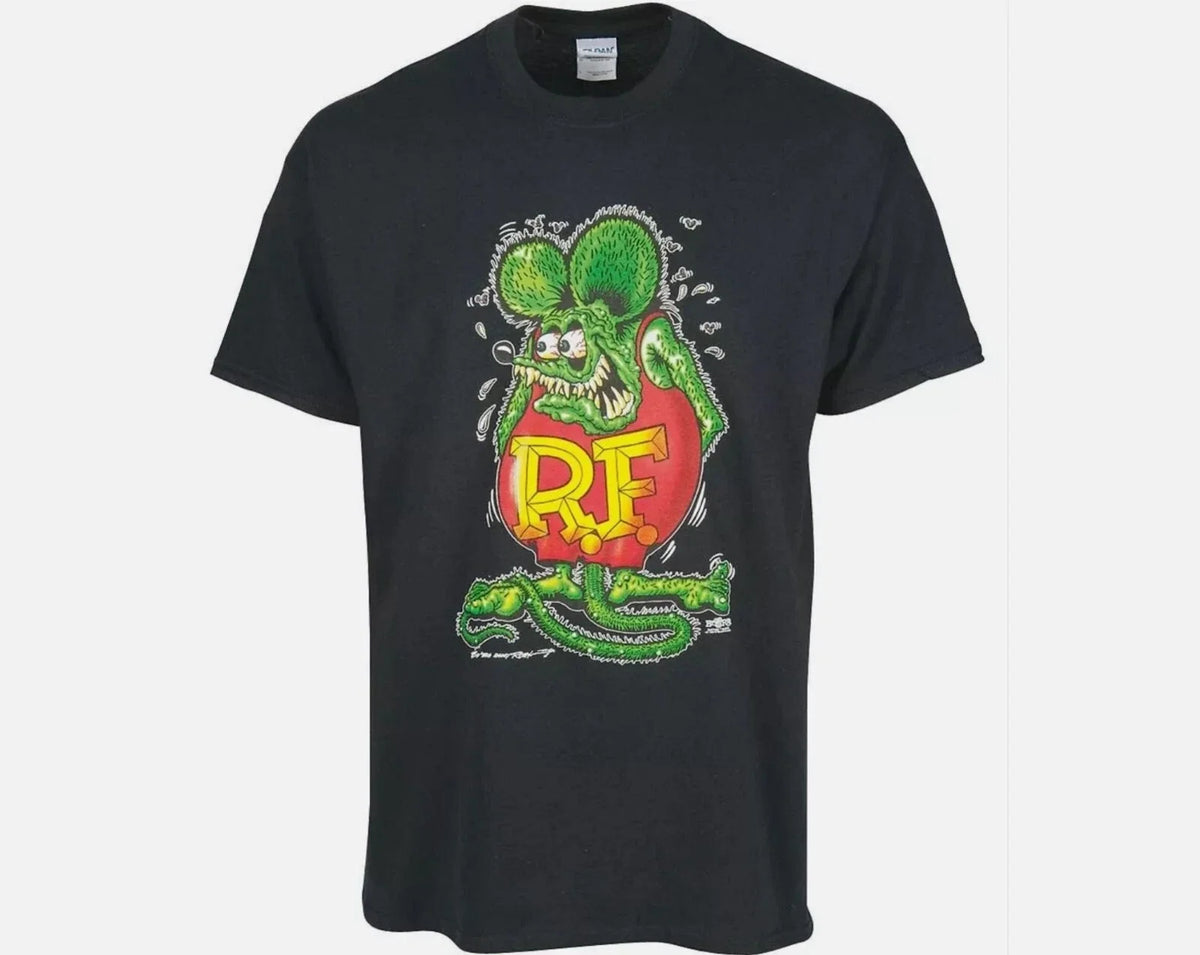 New Ed Roth Rat Fink T Shirt Black All Size