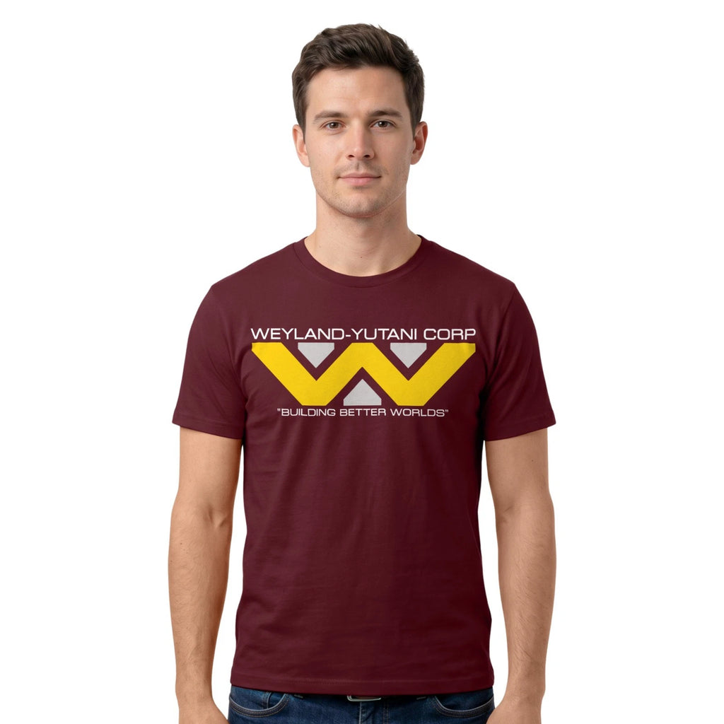 Weyland-Yutani Corp T-shirt | Building Better Worlds Alien Film Corp Space  Tee