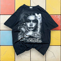 VTG Y2K Gothic Skull FifthSun Graphic Tattoo Shirt Mens XL Black Art Tee Cross