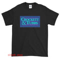 New Crocket And Tubbs Miami Vice Logo Men's Funny T-Shirt USA Size S-XXL