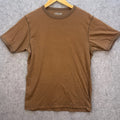 Brown Urban Pipeline Mens M Ringer Tee T-Shirt Blank UP Ultimate Y2K 90s Vintage
