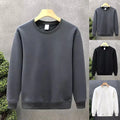 Men's Daily Wear Sweatshirt Round Neck Long Sleeve Casual Pullover Top