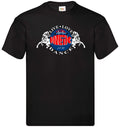Club Kinetic with Horses Logo Black T Shirt
