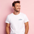 Men's Short Sleeve T-Shirt White, PAPA D'AMOUR COLORÉ