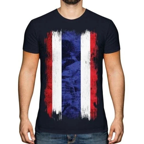 Thailand Grunge Flagge Herren T-Shirt Mueang Thai Ratscha-Anachak Prathet