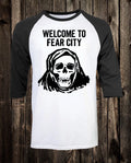 Retro 100% Cotton Tee T Shirt Punk NYC Welcome To Fear City New York City