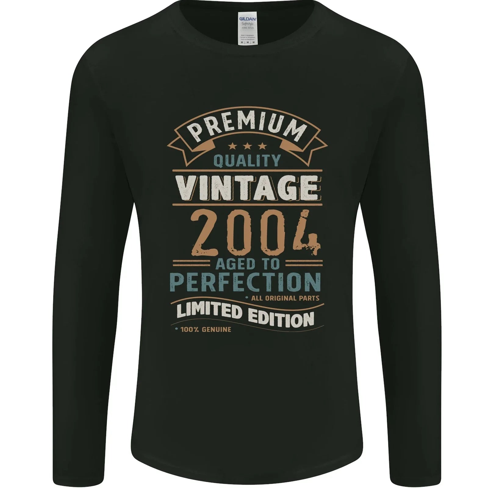 Premium Vintage 22nd Birthday 2004 Mens Long Sleeve T-Shirt