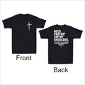 Christian Jesus Need Prayer Tap My Shoulder Front And Back Print Men's T-Shirt