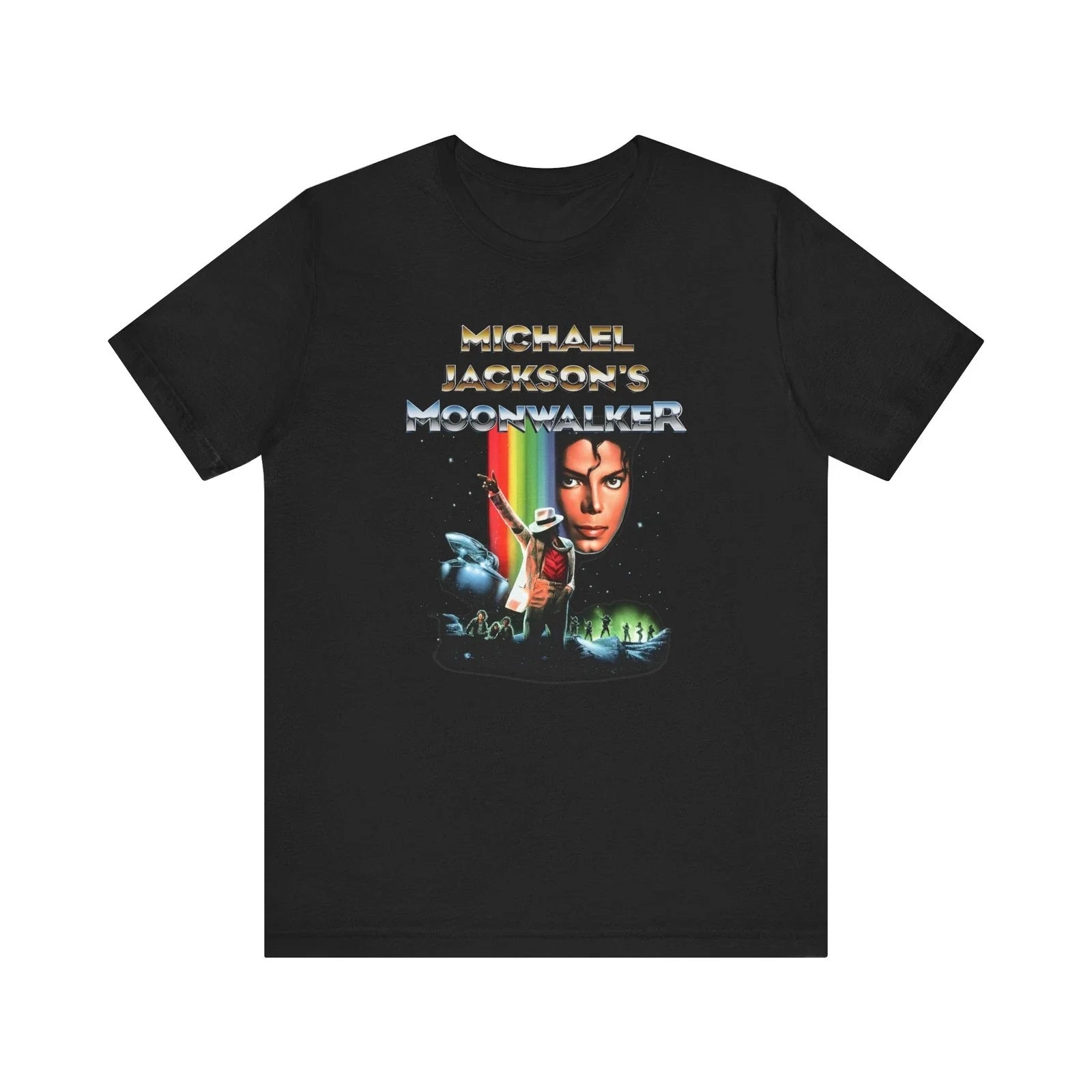 MJ Moonwalker Sega Genesis Retro Style Cover Art Unisex Jersey Short Sleeve Tee