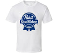 Pbr Pabst Blue Ribbon Beer Logo T Shirt