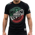 AMERICAN FIGHTER Black Red Green Mexico GRAND CANYON Athletic Graphic T-shirt