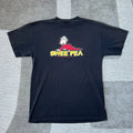 Vintage 90s Popeye Swee Pea T Shirt Mens M Black Cartoon Y2K Skater