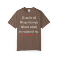 Philippians 4:13 Shirt Christian Shirts for Men Graphic Bible Verse T Shirt