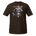 Grumpy Raccoon Coffee Hoodie T-Shirt | Angry Cute Animal Humor Shirt