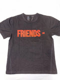 VLONE Friends Black Red Double Sided V Logo Graphic T-Shirt Men’s Small