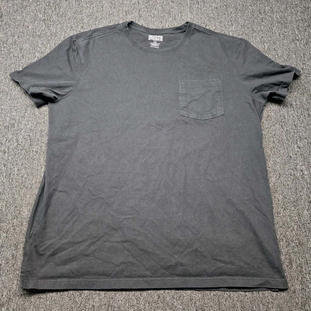 Duluth Trading Co Mens Black Pocket T Shirt XXL 2XL Longtail Workwear