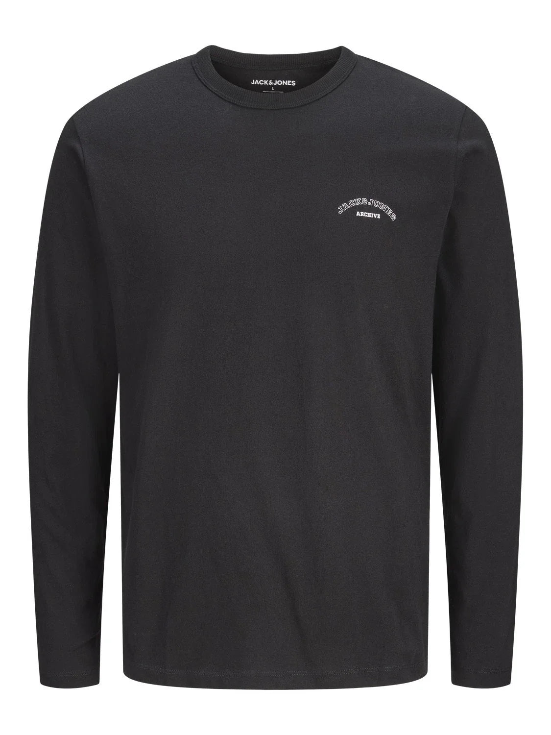 Jack & Jones Jjcollege Logo Long Sleeve Crew Neck Tee