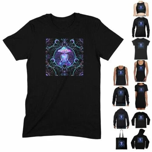 Magic Mushrooms Meditation Psychedelic T-Shirt - Flipant Boho Hippie Hipster Yoga