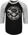 LYNYRD SKYNYRD CIRCLE PUNK ROCK SHIRT RAGLAN 3/4 SLEEVE (Multiple Variations)